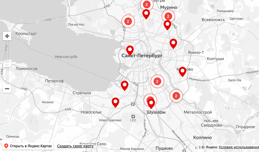 Магазины и СТО